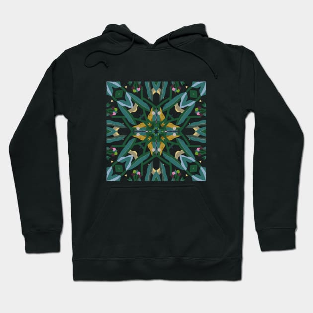 Eucalyptus geometry Hoodie by Pacesyte